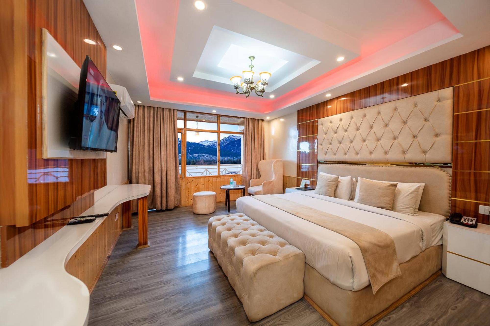 Hill River Resort - Central Heated & Air Cooled - Near Mall Road , Best Property Of Manali 2024- 2025 Kültér fotó