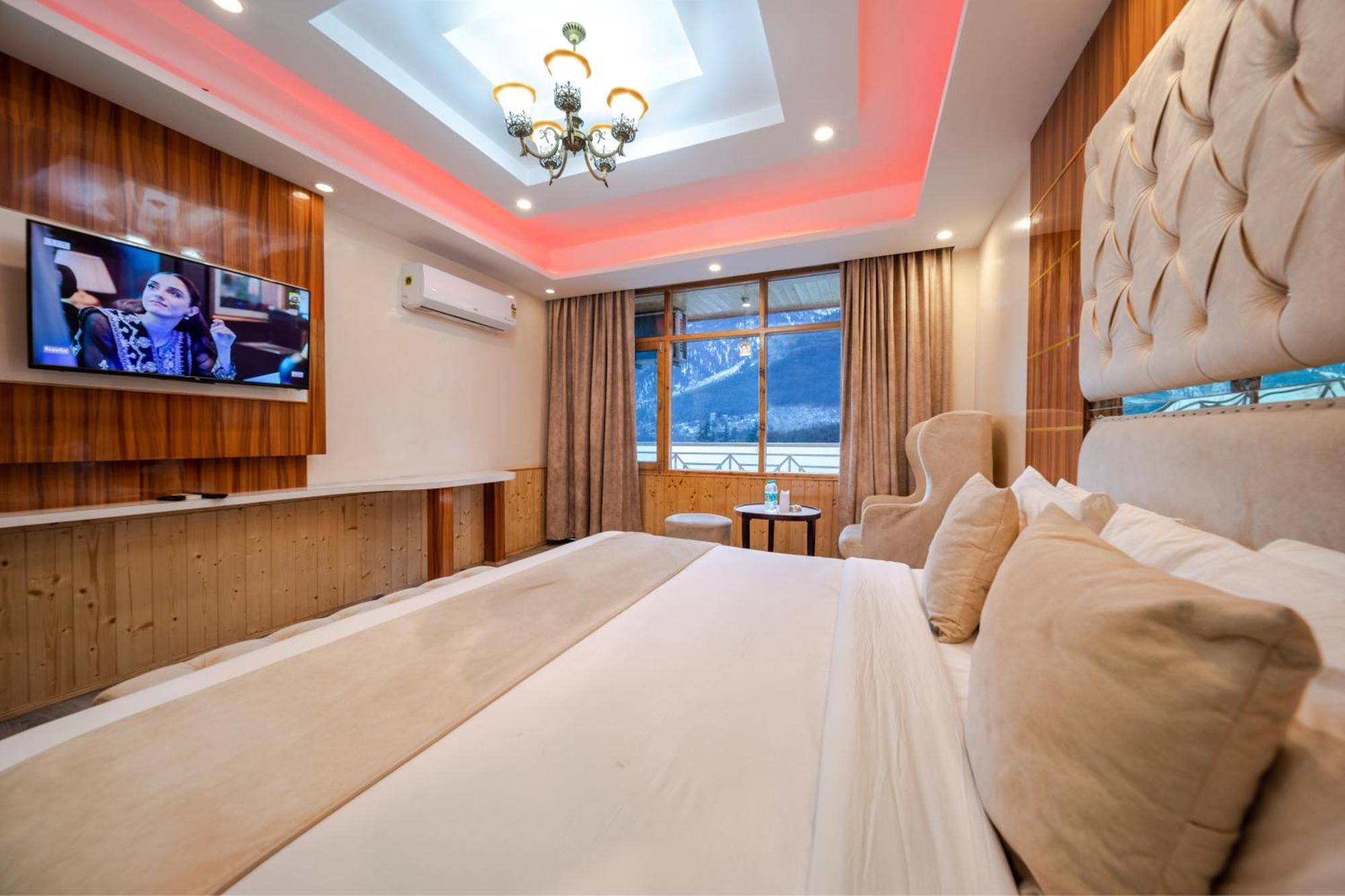 Hill River Resort - Central Heated & Air Cooled - Near Mall Road , Best Property Of Manali 2024- 2025 Kültér fotó